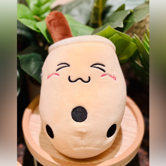 Boba Milk Tea Soft Plush/ Stuffy Light beige/ Tan Color - Picture 7 of 9